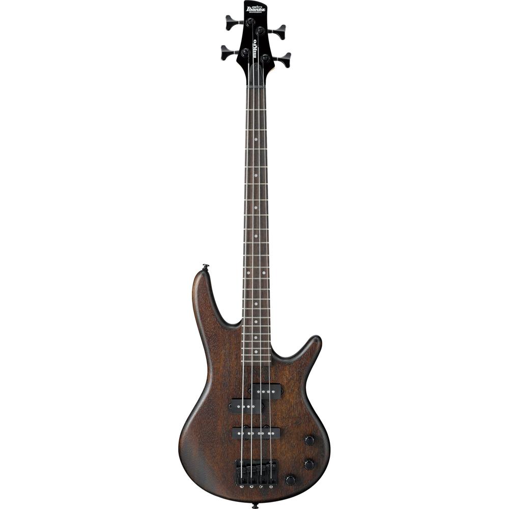 Ibanez GSRM20 miKro Bajo Eléctrico 4 Cuerdas Natural/Woodgrain, Cuerpo de Álamo, Mástil