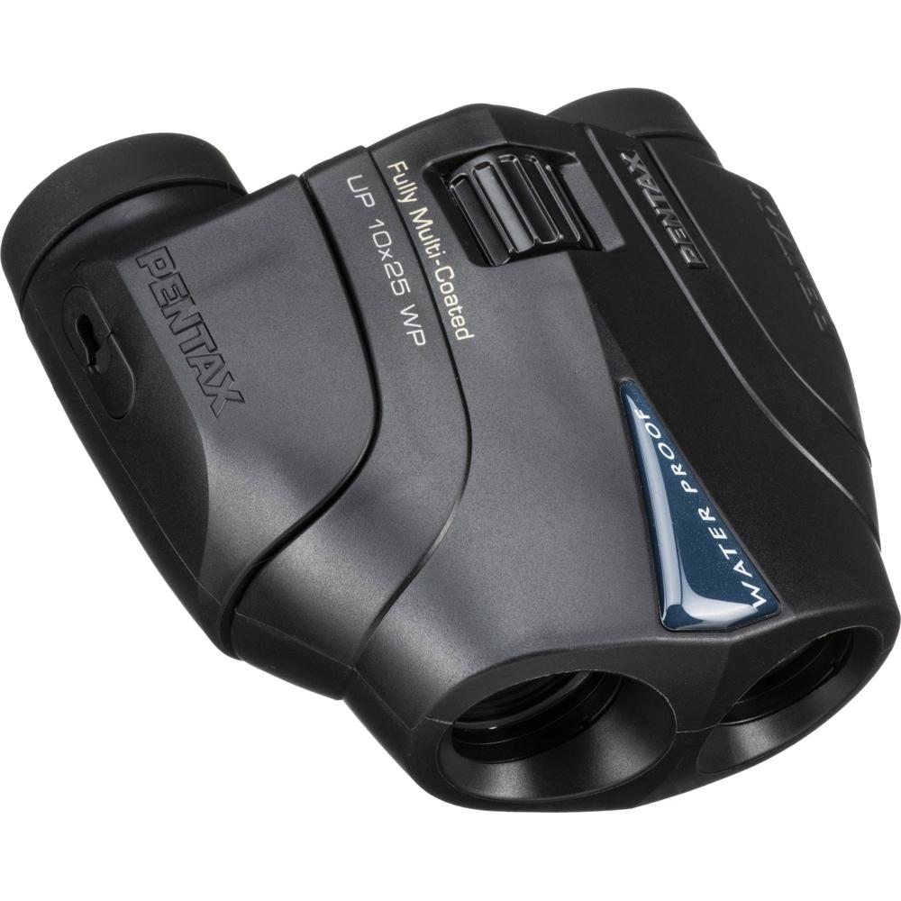 Pentax Prismáticos Compactos 10x25 U-Series UP WP - Lentes de 25mm, Diseño Antideslizant