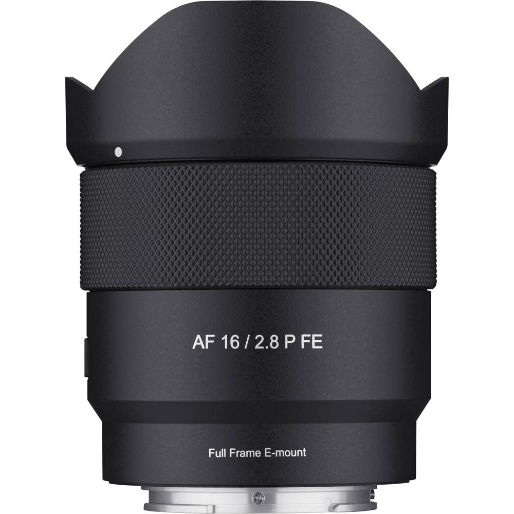 Samyang AF 16mm f/2.8 P FE Lens - Lente Ultra Gran Angular para Sony E, f/2.8, 8 Elementos
