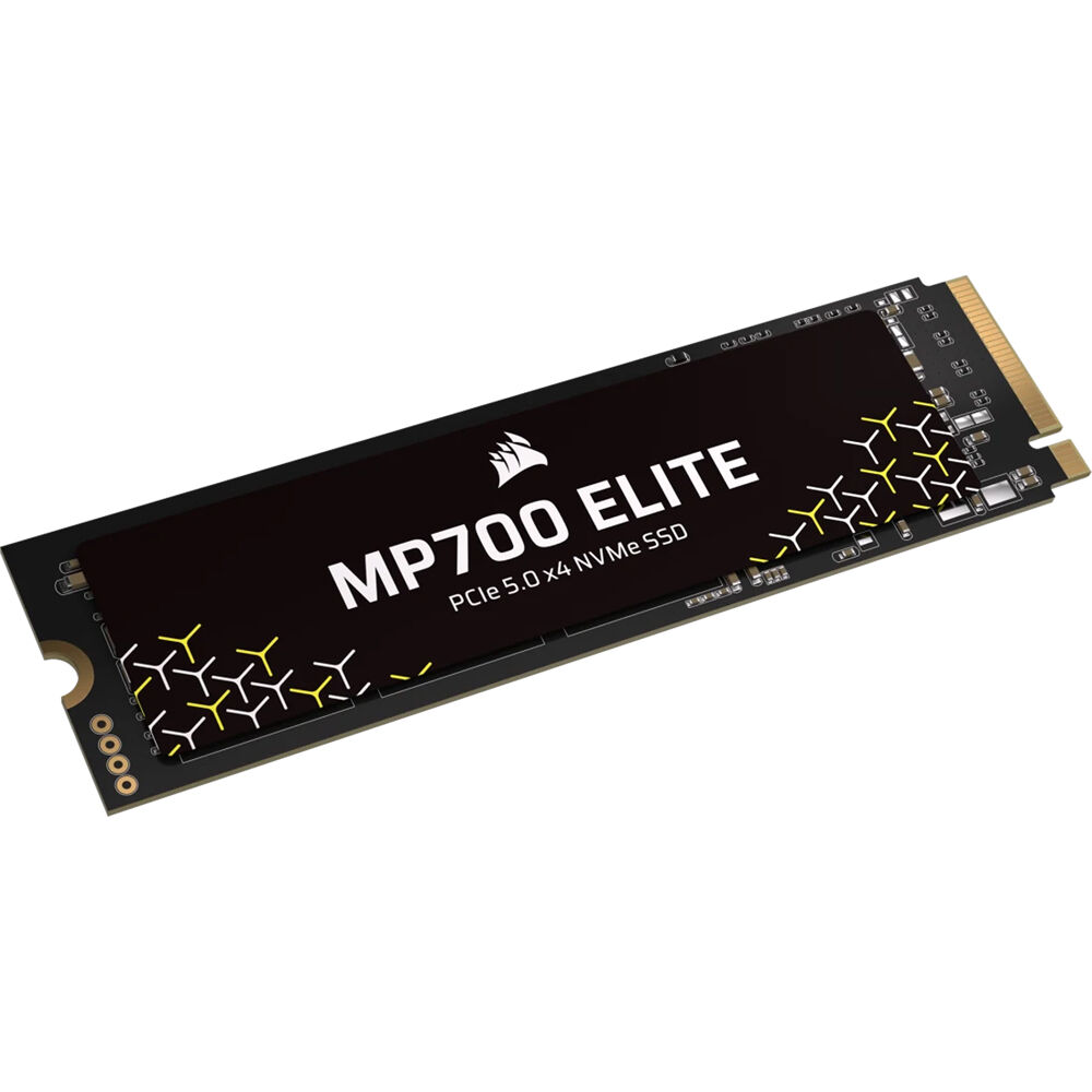 CORSAIR SSD Interno M.2 1TB MP700 ELITE PCIe 5.0 x4 NVMe 2.0 - Lectura 10,000 MB/s, Escrit
