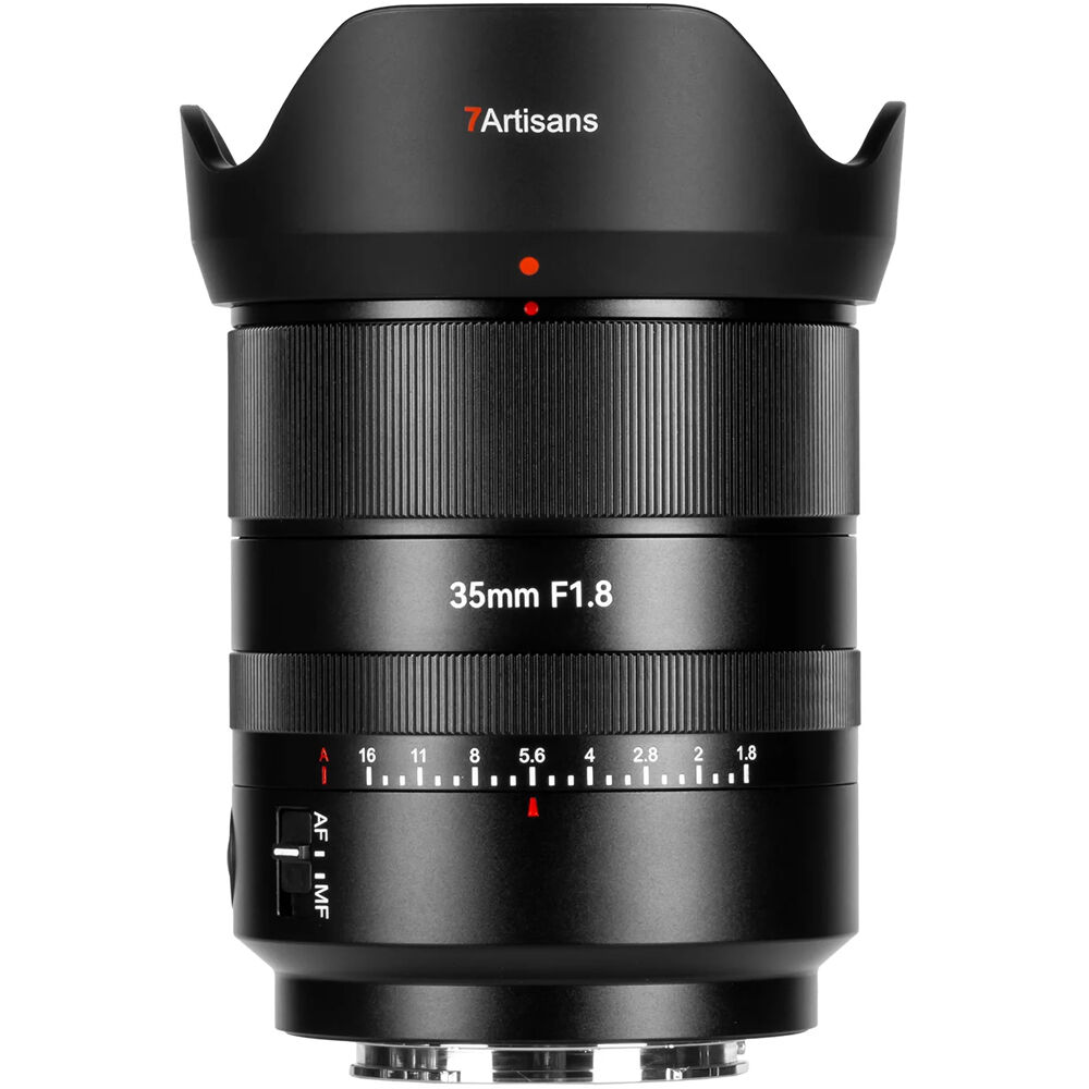 7Artisans Lente 35mm f/1.8 AF para cámaras mirrorless - Montura L, Apertura máxima f/1.8