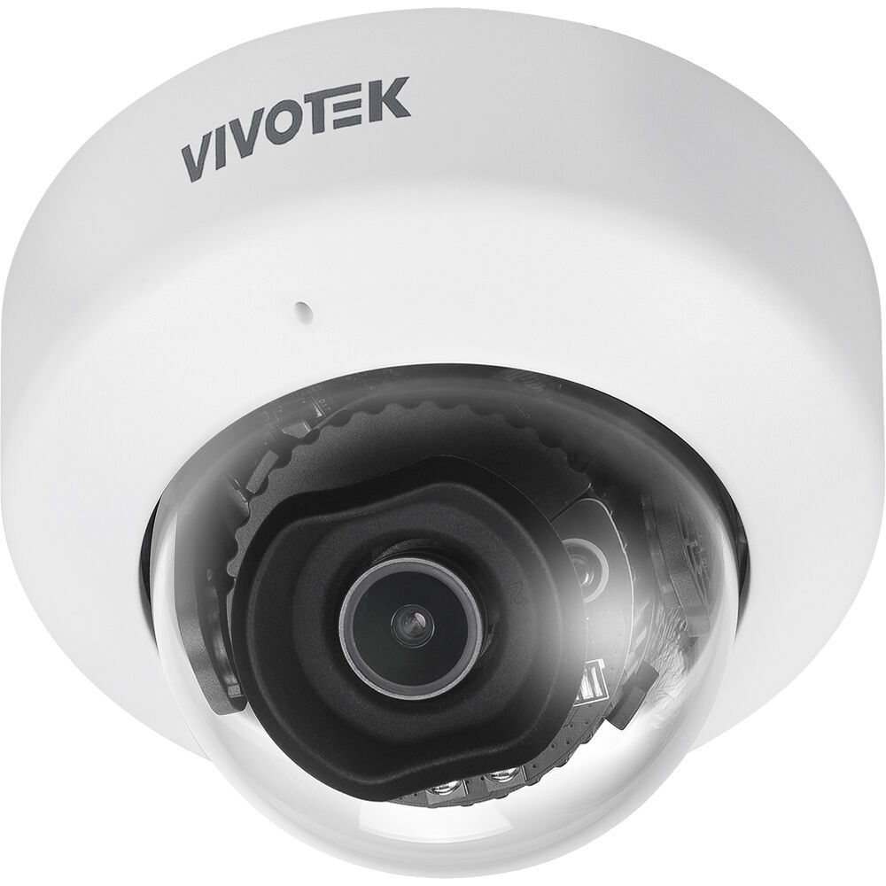 Vivotek FD9186-H Cámara Mini Domo de Red Interior 5MP con Visión Nocturna, Lente Fijo de