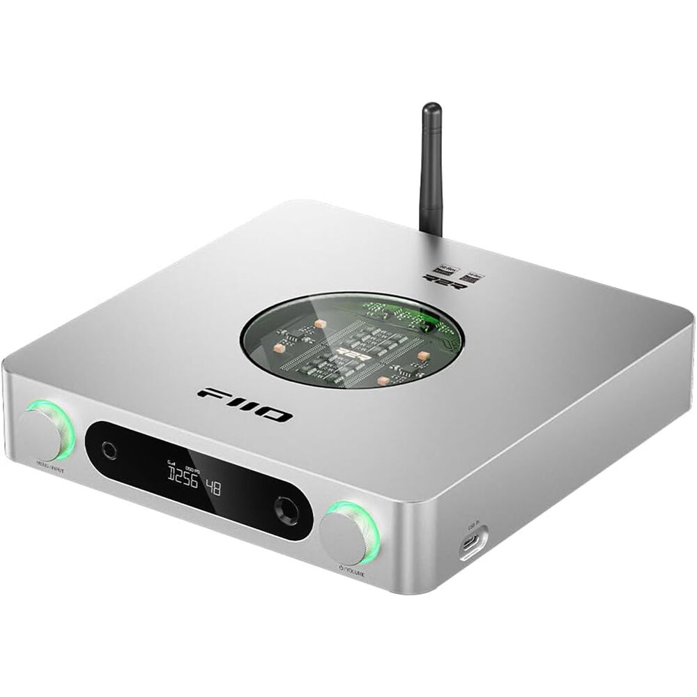 FiiO K13 R2R DAC y Amplificador de Auriculares - Soporta PCM 32-Bit/384 kHz y DSD256, Blue