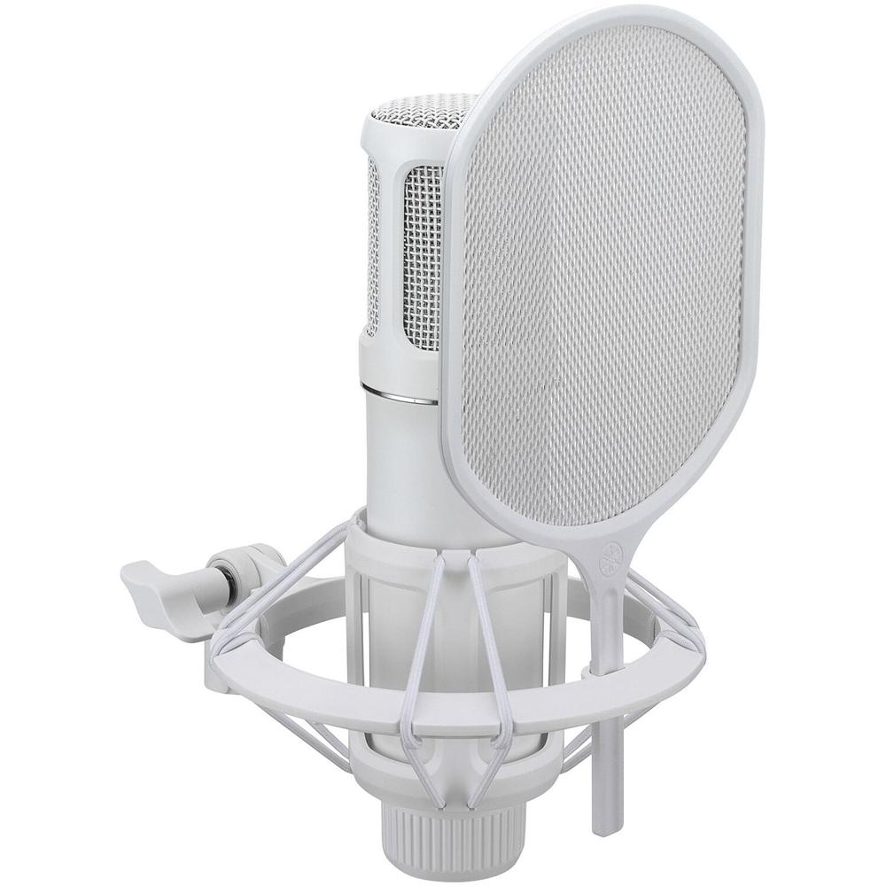 Yamaha Micrófono de Condensador Cardioide YCM705 1"" Diafragma Dorado, Filtro de Corte Baj