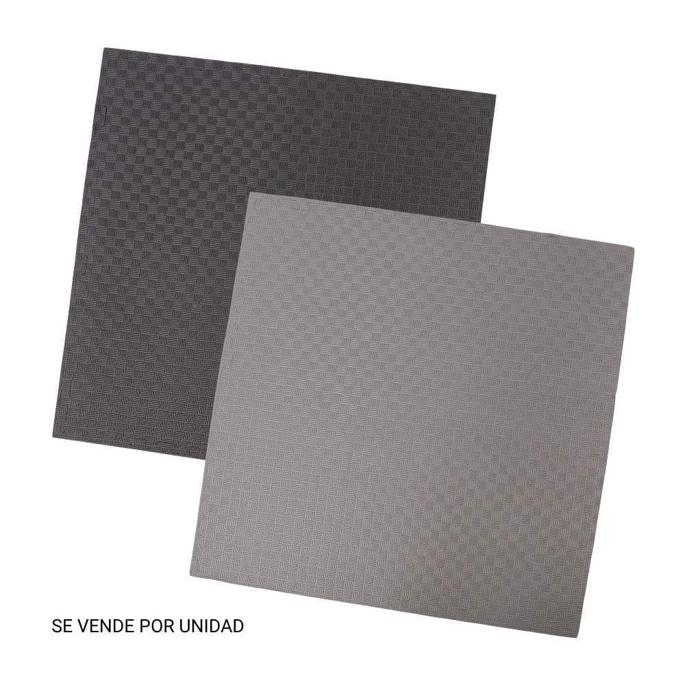 Piso para Gimnasio Reversible Negro/Gris por Unidad Orange