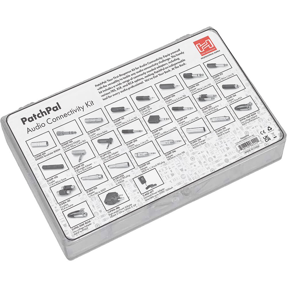 Hosa Technology Kit de Adaptadores de Audio PatchPal - 52 Adaptadores