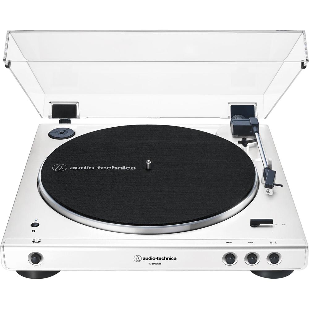 Audio-Technica Tocadiscos AT-LP60XBT Bluetooth Automático - Placa de Aluminio, Preamp Int