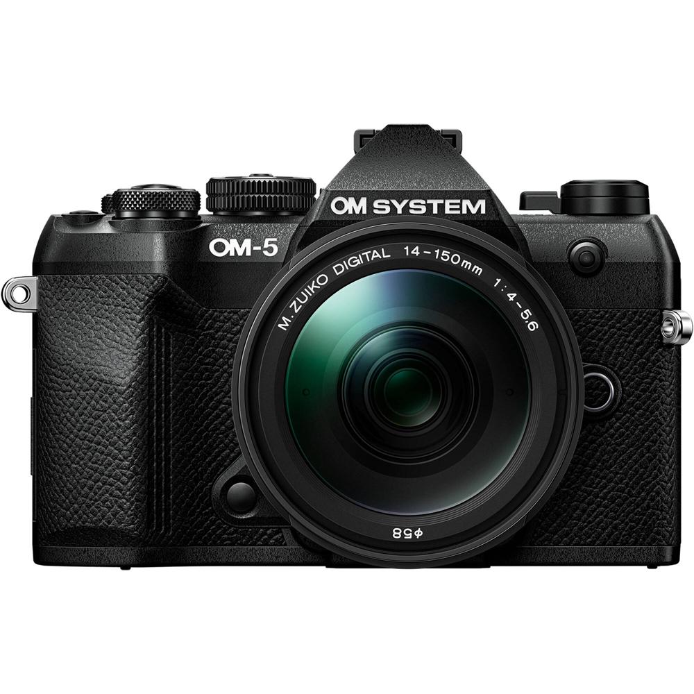 OM SYSTEM Cámara Mirrorless OM-5 Mark II con Lente Digital ED 14-150mm f/4-5.6 II