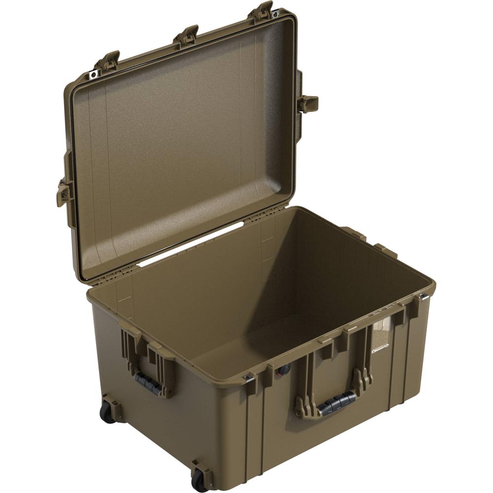 Pelican 1637AirNF Funda Dura con Ruedas y Forro (Tan) - Resistente al Agua y al Polvo, Int