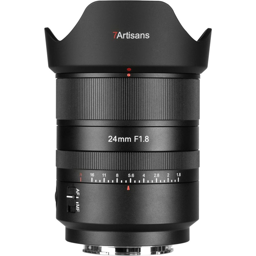 7Artisans Lente 24mm f/1.8 AF para Sony E - Prime Gran Angular, Motor STM Silencioso, Diaf