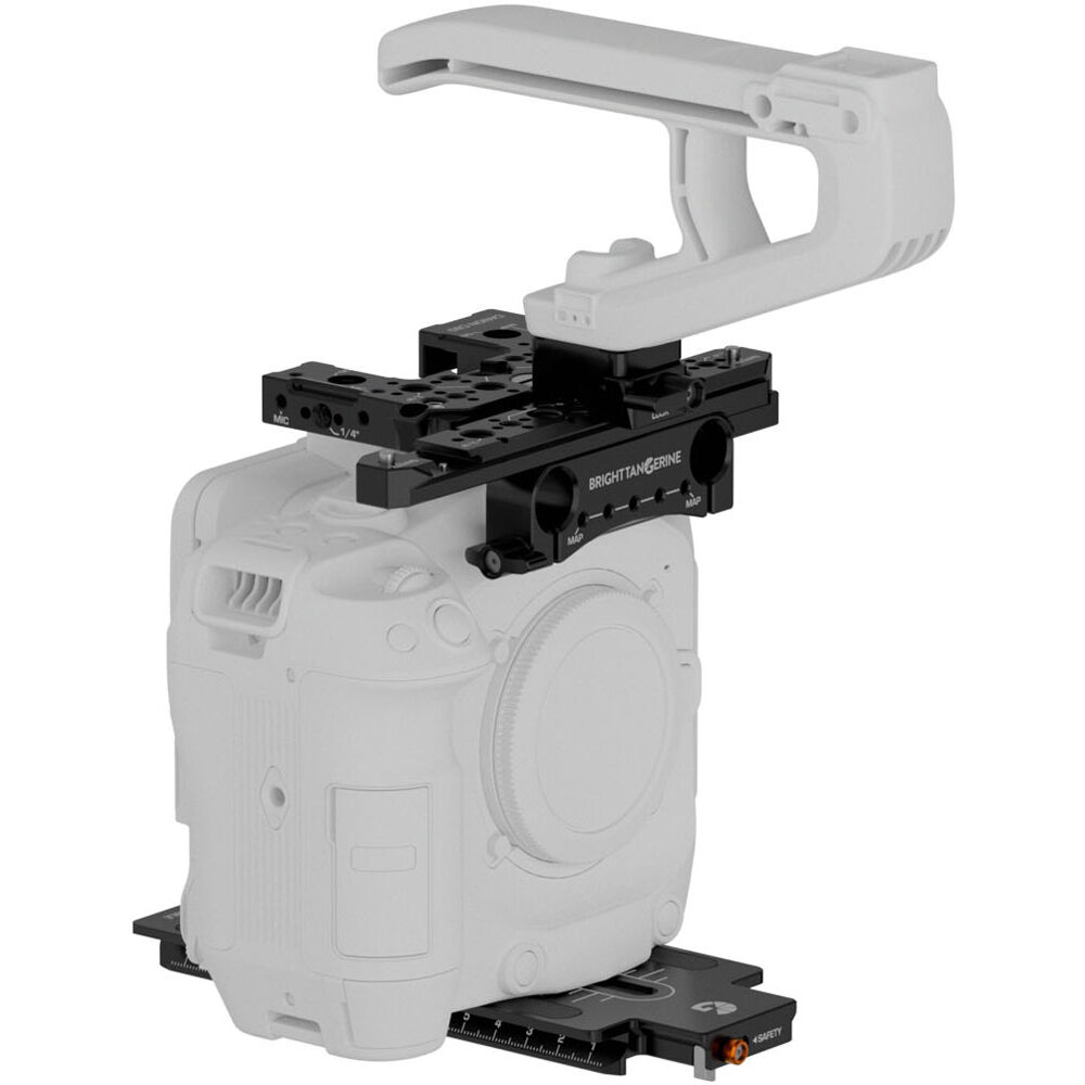 Bright Tangerine Create Base Kit para Canon C80 - Dovetail Universal, Placa Superior y Mon