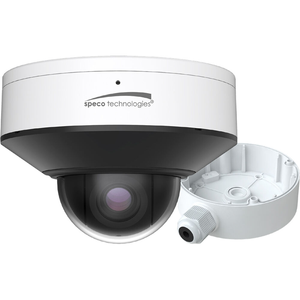 Speco Technologies Cámara Dome PTZ de Red Exterior O4P3X 4MP con Visión Nocturna, Lente