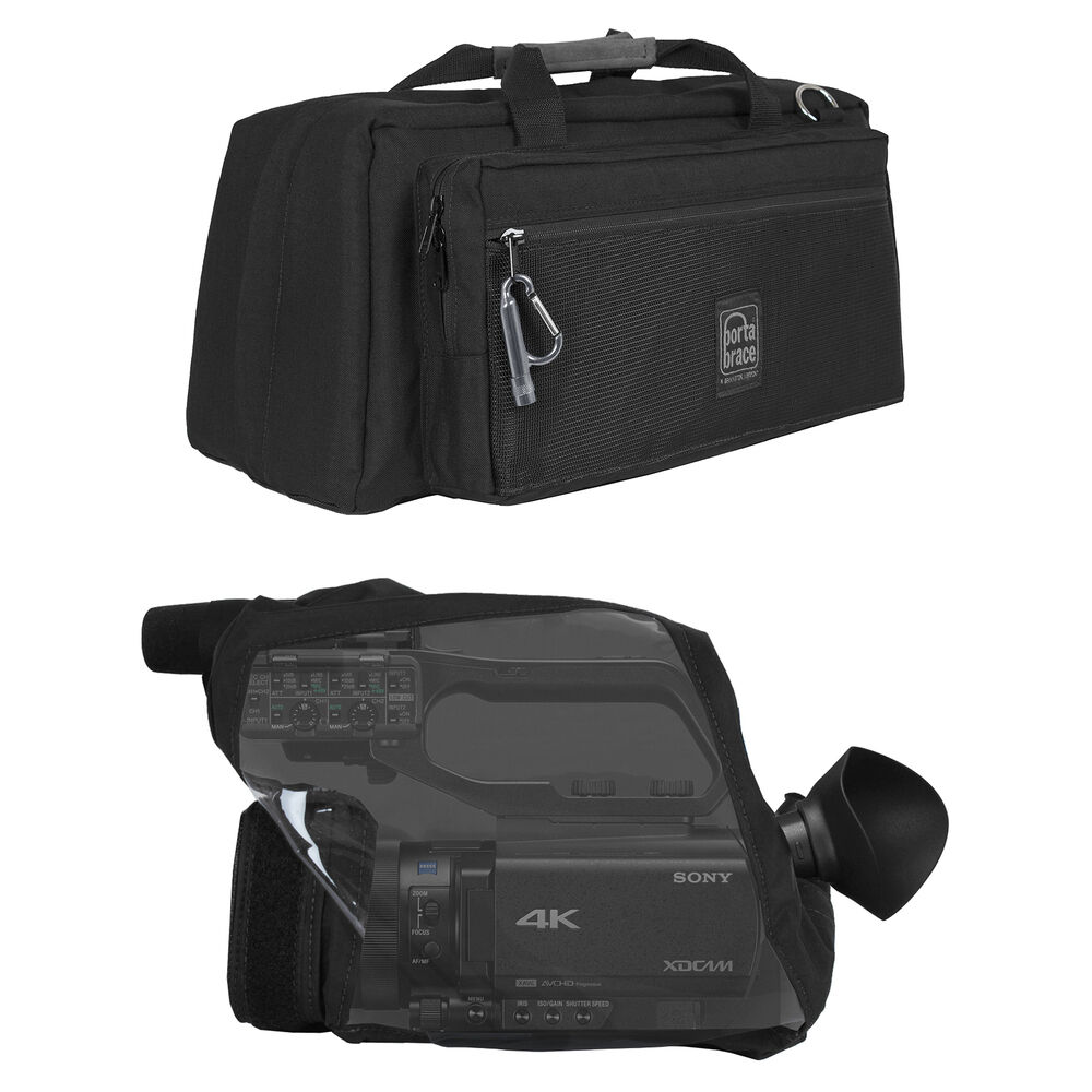 PortaBrace Funda de Transporte con Cubierta Impermeable para Camcorder Sony PXW-Z90V