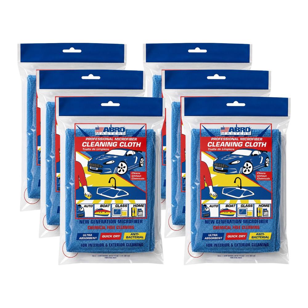 ABRO Paño Profesional de Microfibra CT-210 Pack x 6