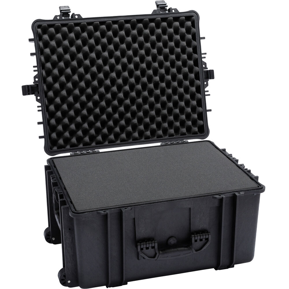DCB Cases Element 6705F Maleta de Utilidad con Ruedas y Espuma Cubierta, Impermeable IP67,