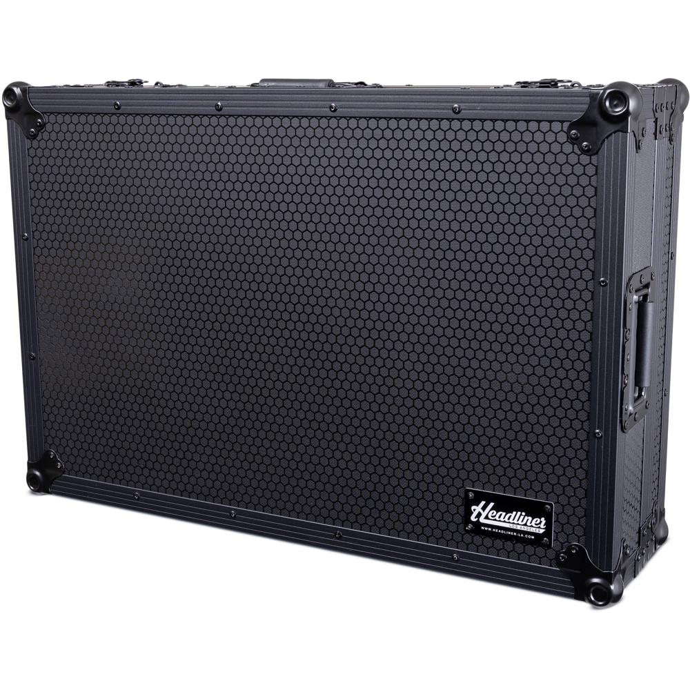 Headliner Flight Case Bajo Perfil para AlphaTheta XDJ-AZ con Ruedas - Color Pitch Black