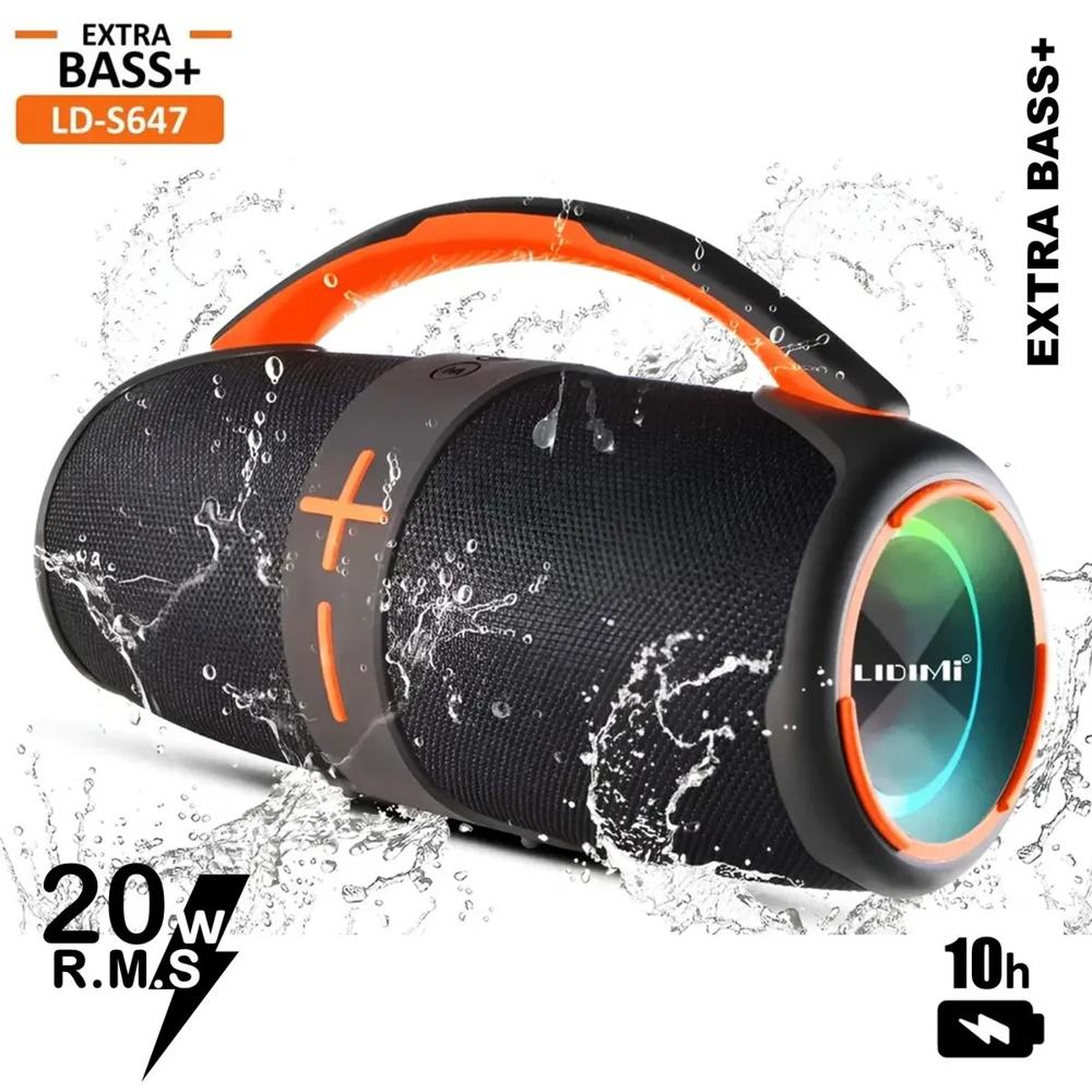 Parlante Portátil Lidimi LD-S647 Bluetooth XBASS FM USB