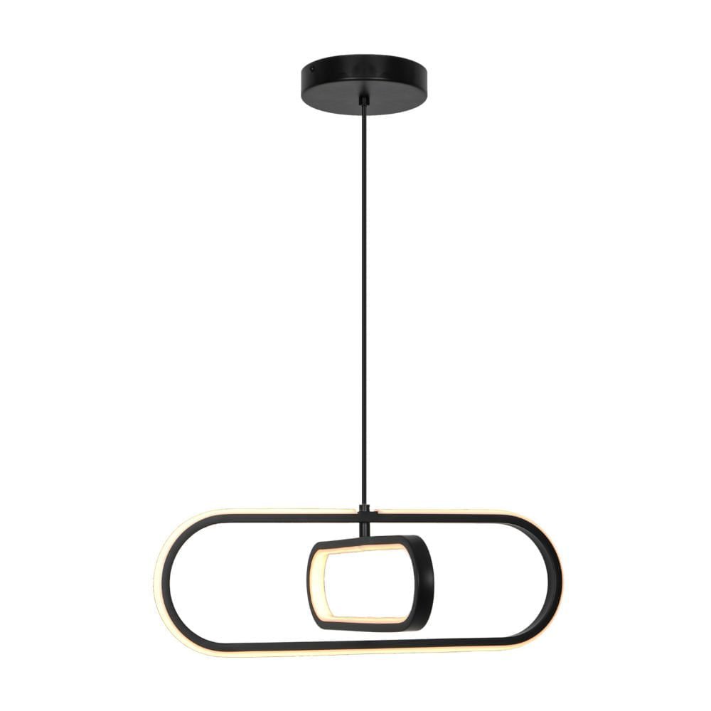 Lámpara Colgante Led Orange Tokio 27W Luz Cálida Negro