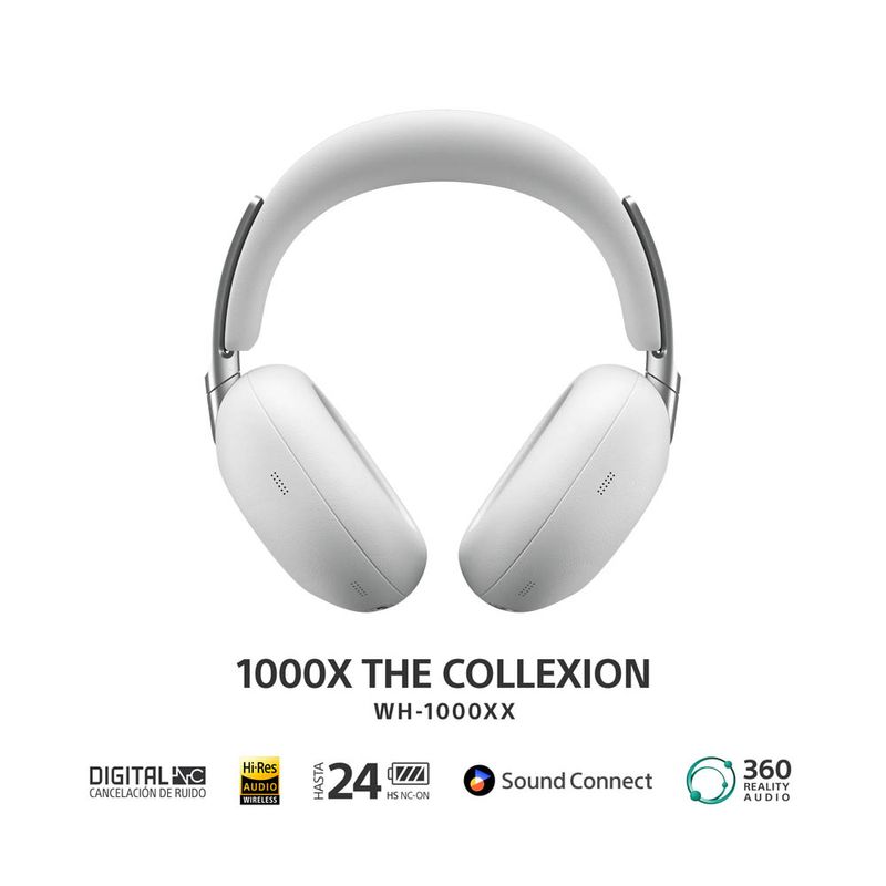 Sony WH-1000XX Over Ear Bluetooth Blanco
