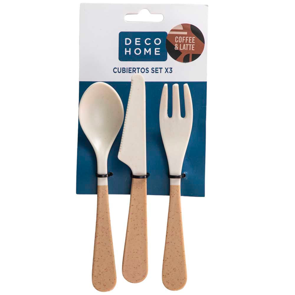 Set X3 Cubiertos DECO HOME C&L