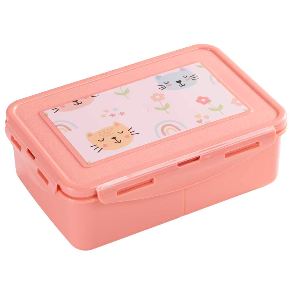 Táper DECO HOME 1.2L con División Kitty Cat