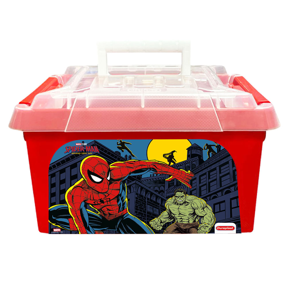 Caja Optimus DURAPLAST Spiderman 6L