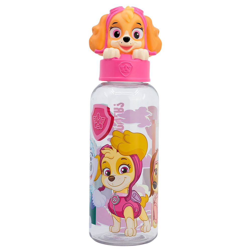 Botella Figurita 3D PAW PATROL 560ml Girl