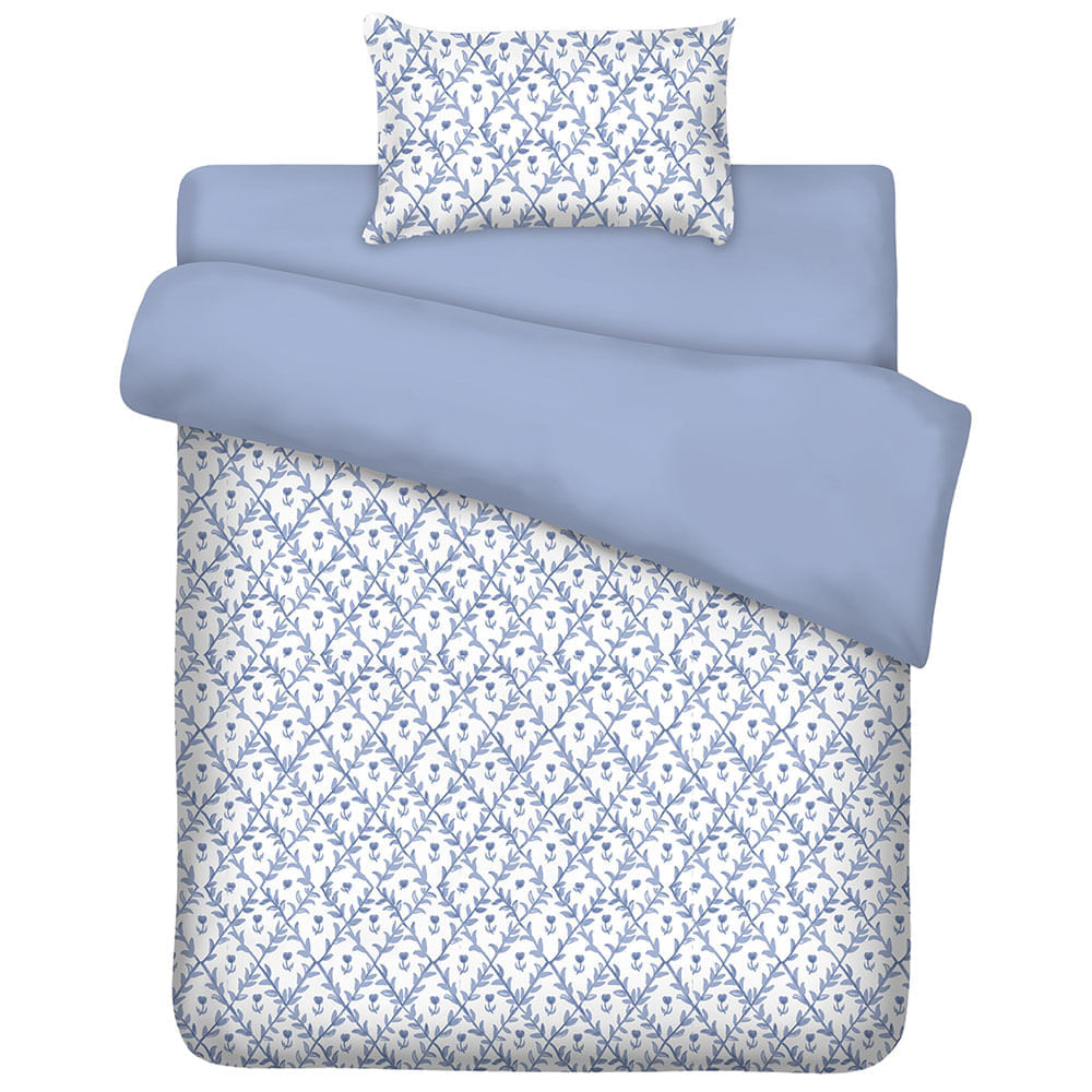 Edredón DECO HOME Bouquet Floral 1.5 Plazas D3