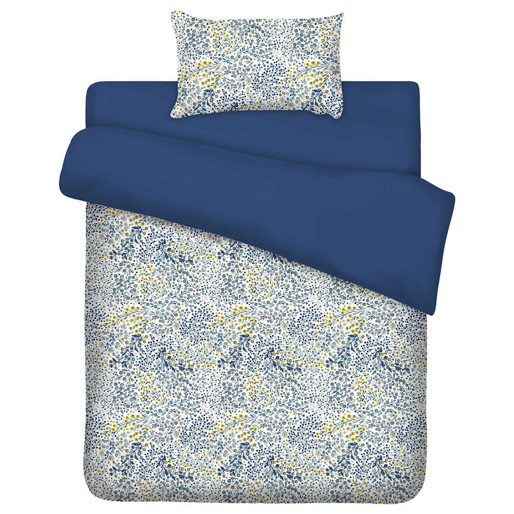 Edredón DECO HOME Bouquet Floral 1.5 Plazas D1