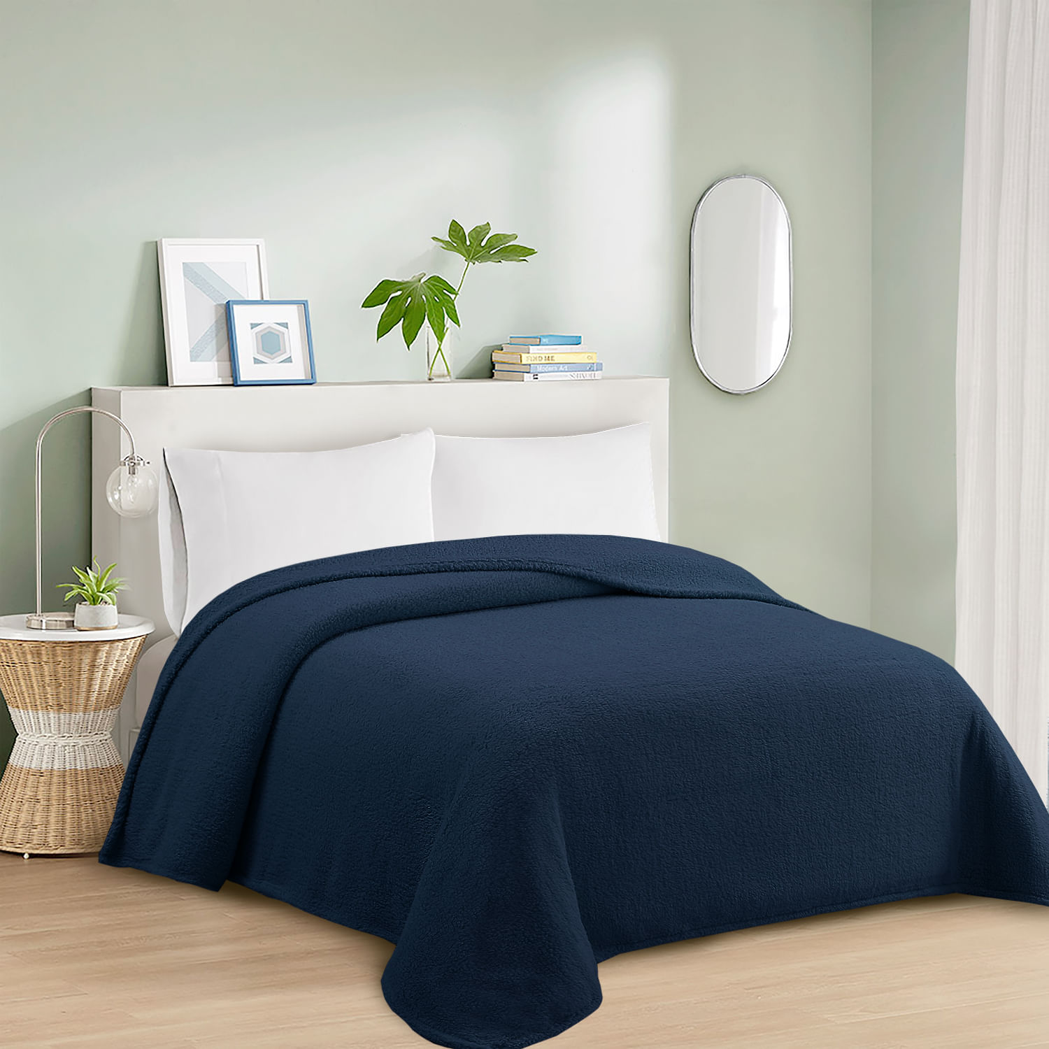Frazada OI27 Sherpa Azul