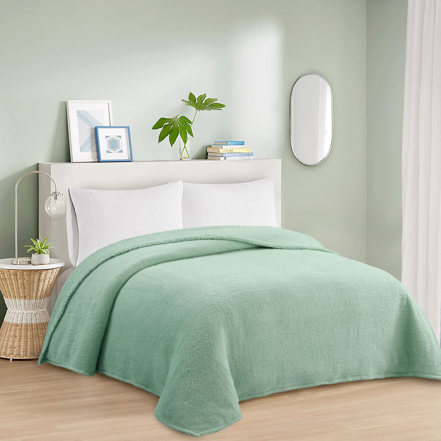 Frazada OI27 Sherpa Verde
