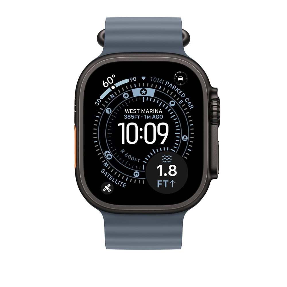 Apple Watch Ultra 3 GPS  Celular 49mm Black Titanium Anchor Blue Ocean Band