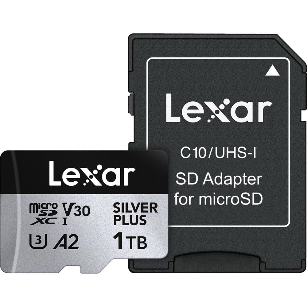 Lexar microSDXC 1TB Professional SILVER PLUS UHS-I - 205 MB/s lectura, 150 MB/s escritura,