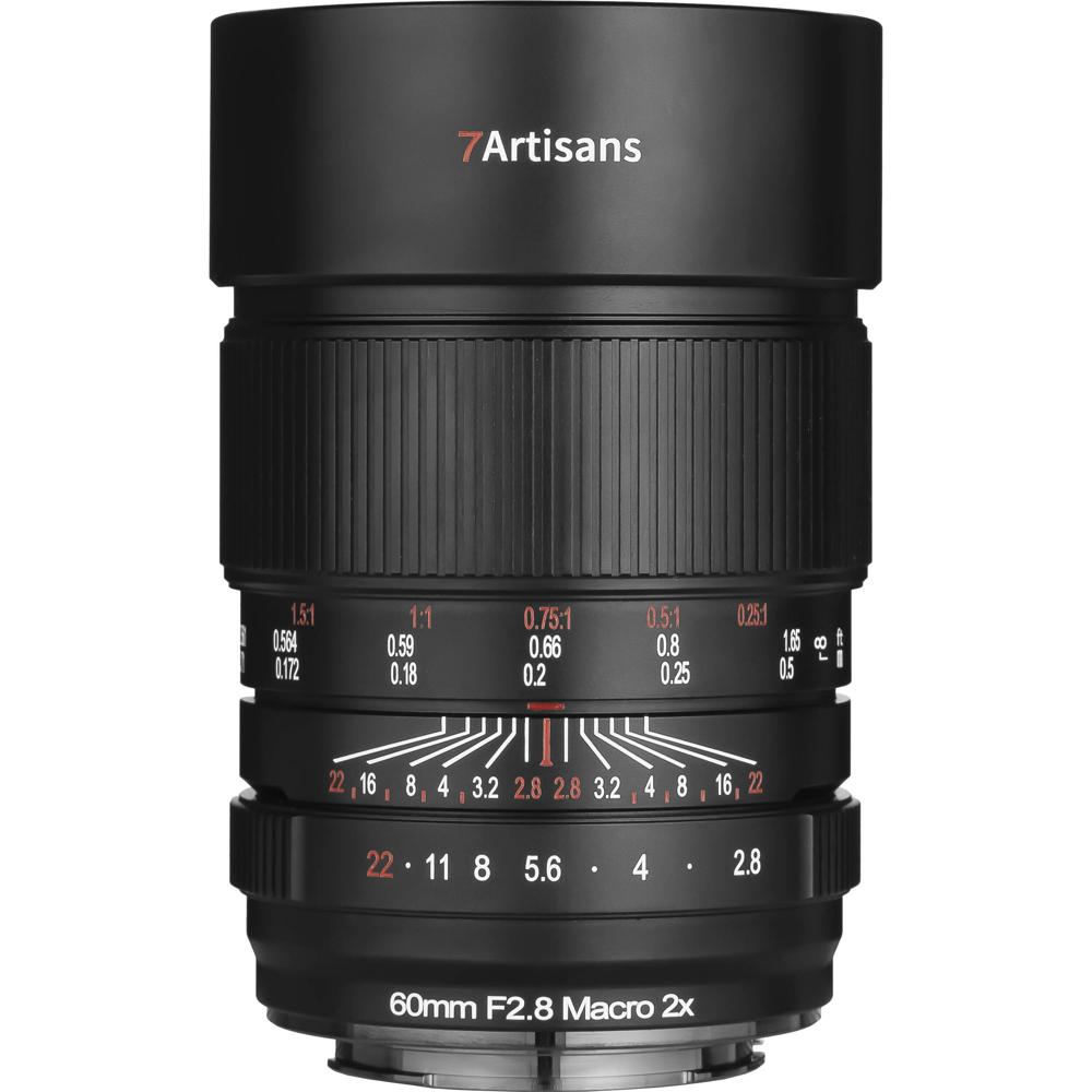 7Artisans Lente Macro 60mm f/2.8 2x para Canon RF - Construcción Metálica, Enfoque Manua
