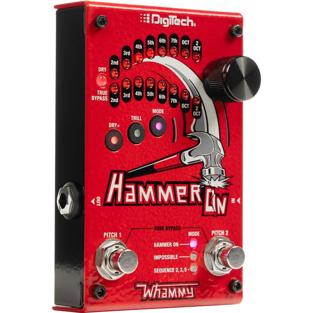 DigiTech Pedal de Pitch-Shift HammerOn - 7 Pedales en 1, Jumps de Tono de 4 Octavas, 2 Int