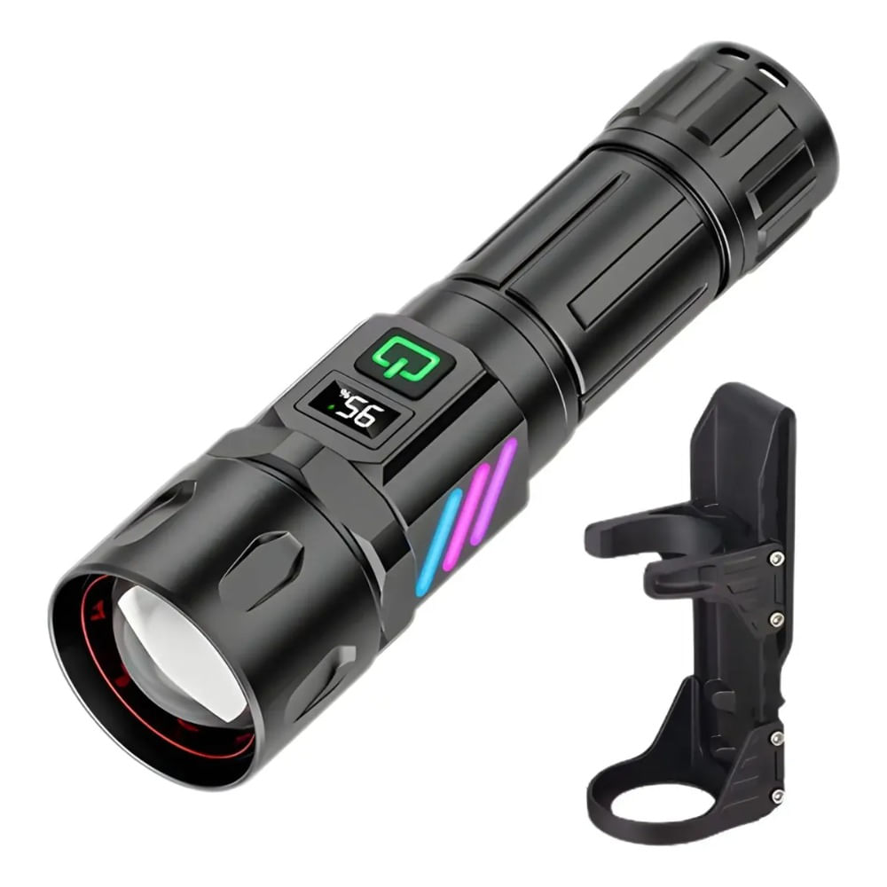 Linterna Led Táctica Lantun 3500m De Alcance Recargable