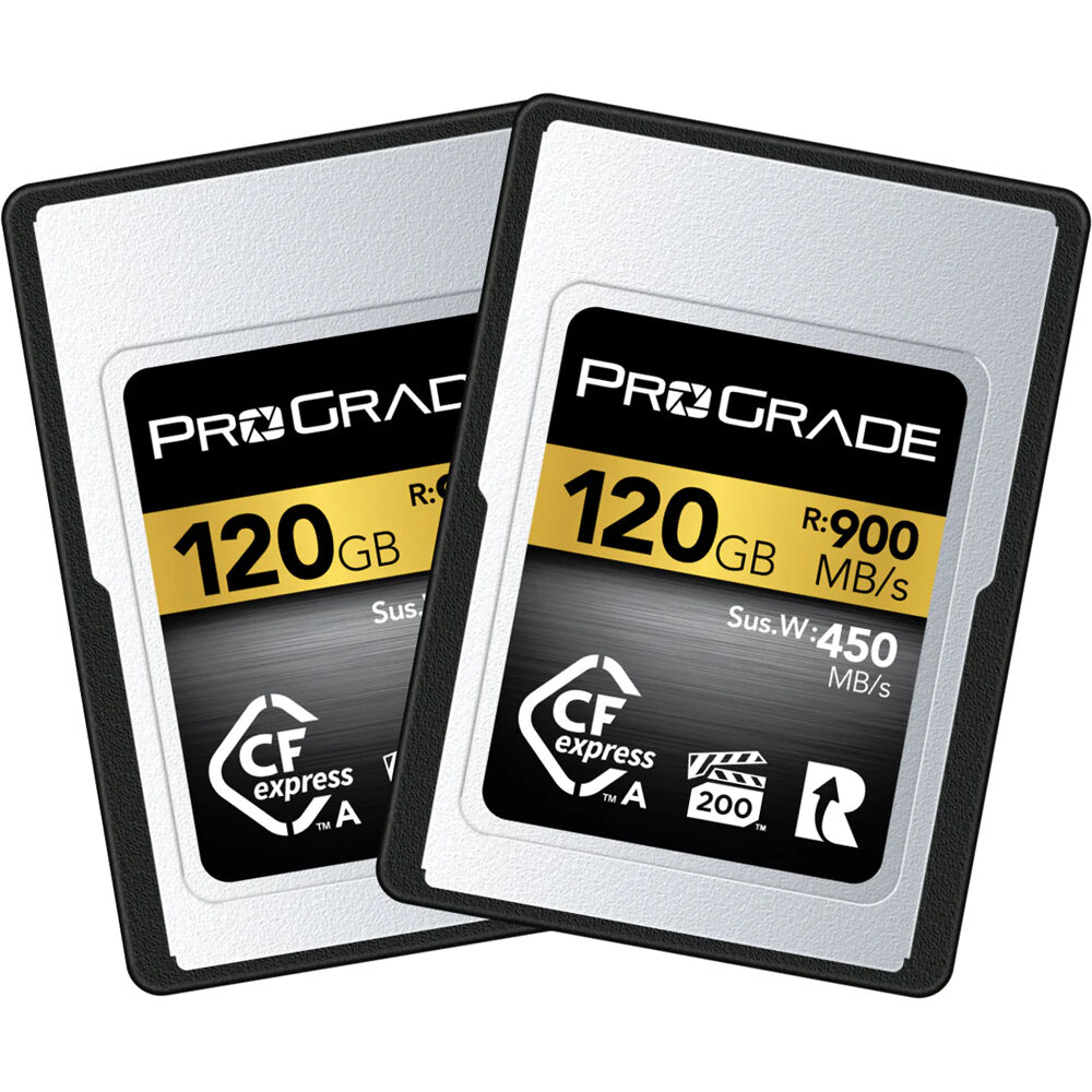 ProGrade Digital Tarjeta de Memoria CFexpress 2.0 Type A Gold 120GB - 2-Pack, Velocidades