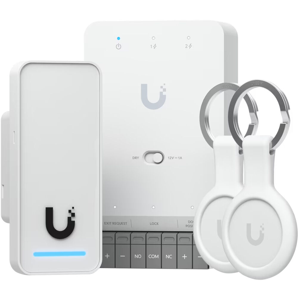 Ubiquiti UniFi Access G3 Starter Kit - Control de Acceso con Hub Mini, Lector G3 y 10 Pase