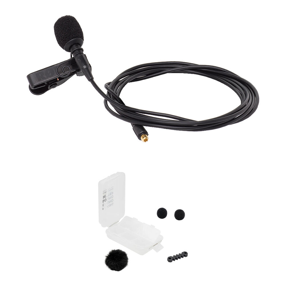 Rode Lavalier Microphone con Outdoor Kit - Micrófono Lavalier con Conector MiCon y Paravi