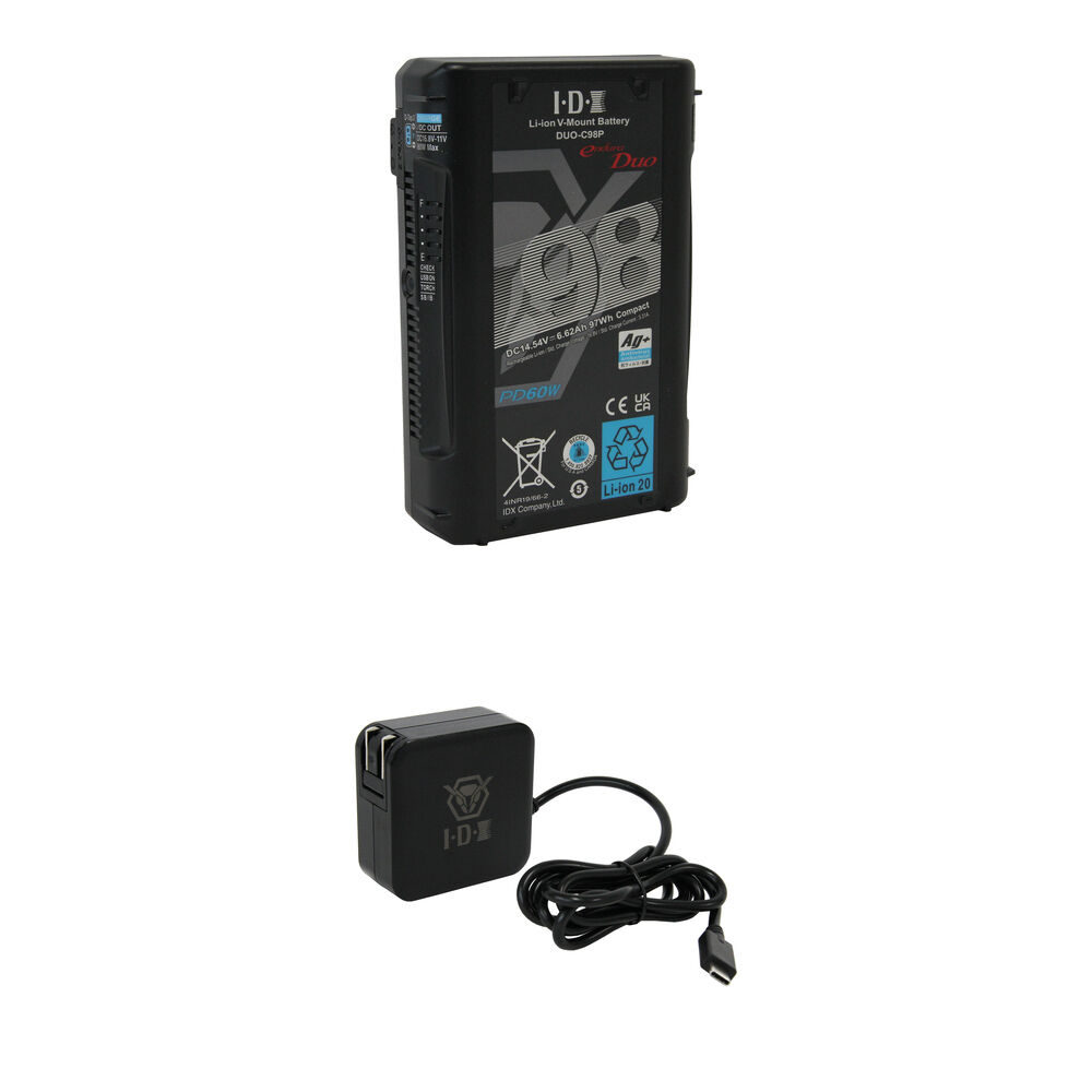 IDX System Technology Kit DUO-C98P con Batería de 97Wh y Cargador UC-PD1