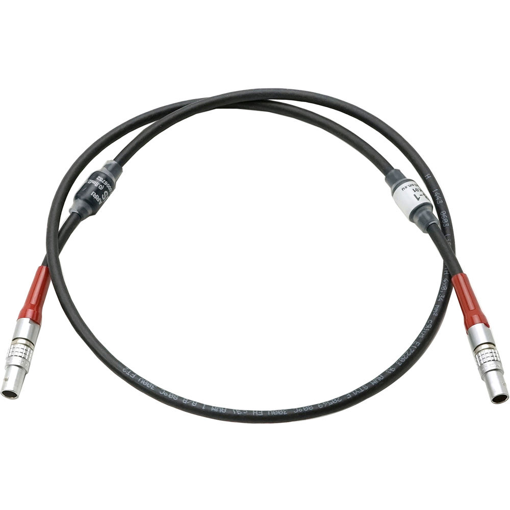 ARRI LBUS Cable 2.6' 4-Pin LEMO Conectores para Transmisión de Potencia y Control