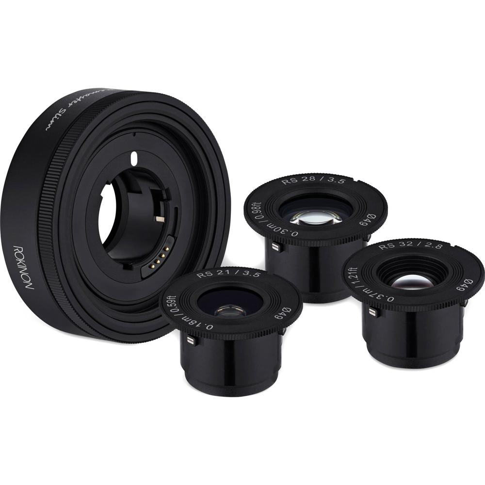 Rokinon Kit de Lentes Gran Angular Remaster Slim 3 Lentes (Sony E) - 21mm f/3.5, 28mm f/3.