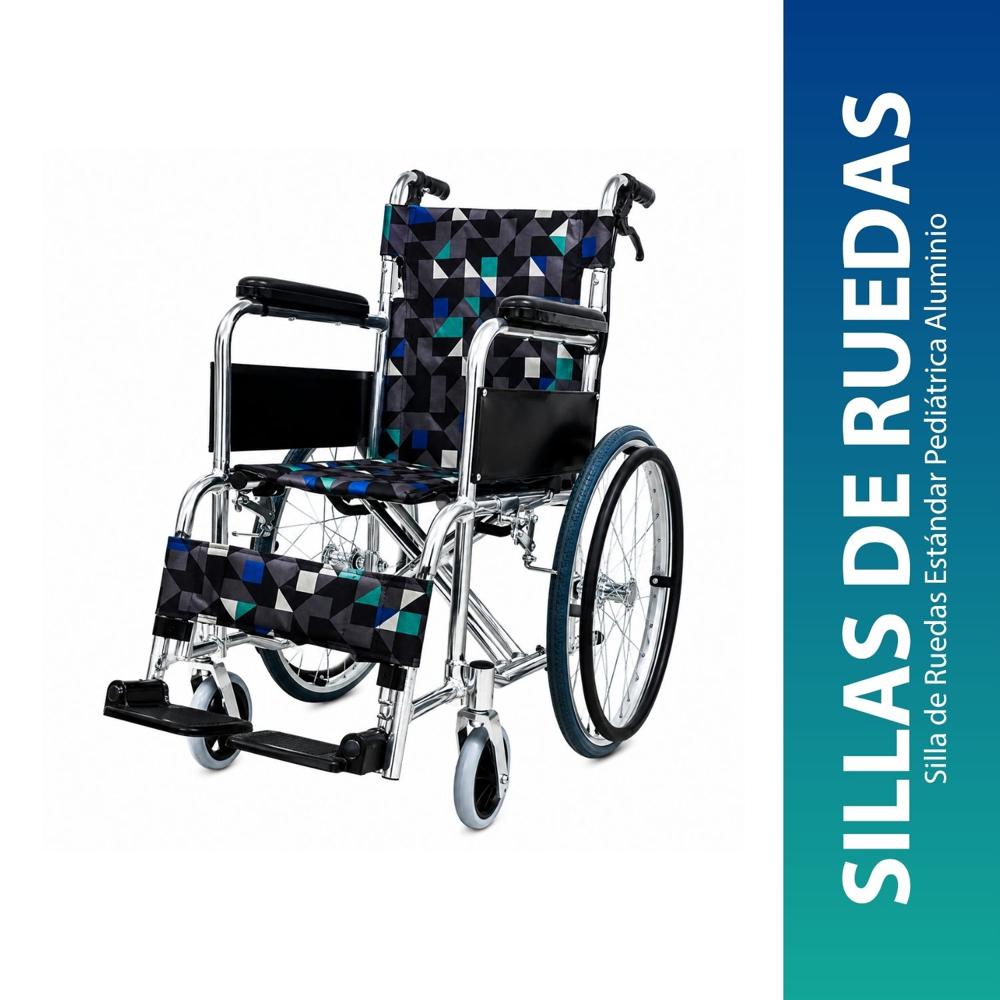 Silla de Ruedas Estándar Pediátrica Aluminio