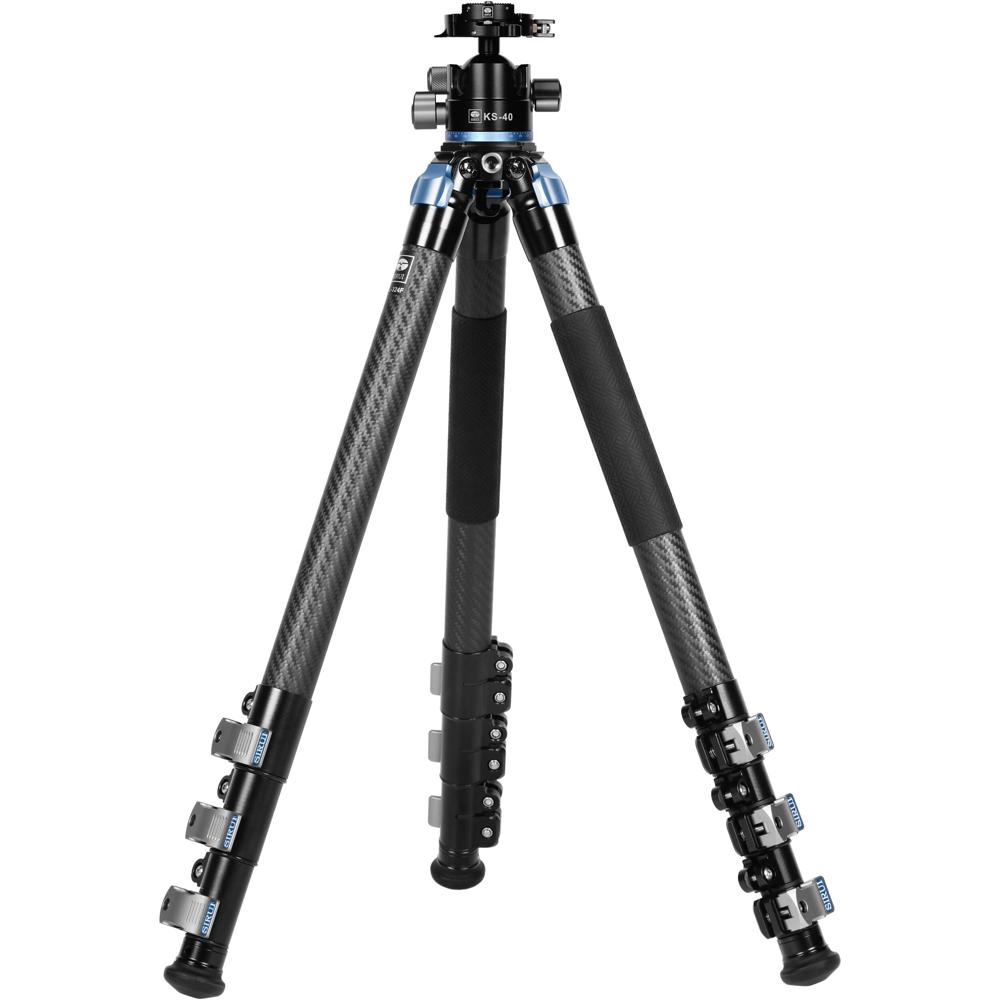 Sirui L-324F Trípode de Carbono para Paisaje con Cabezal KS-40, Capacidad de Carga 39.7 l