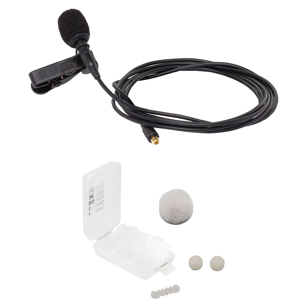 Rode Micrófono Lavalier con Kit para Exterior - Omnidireccional, Conector MiCon, Accesori