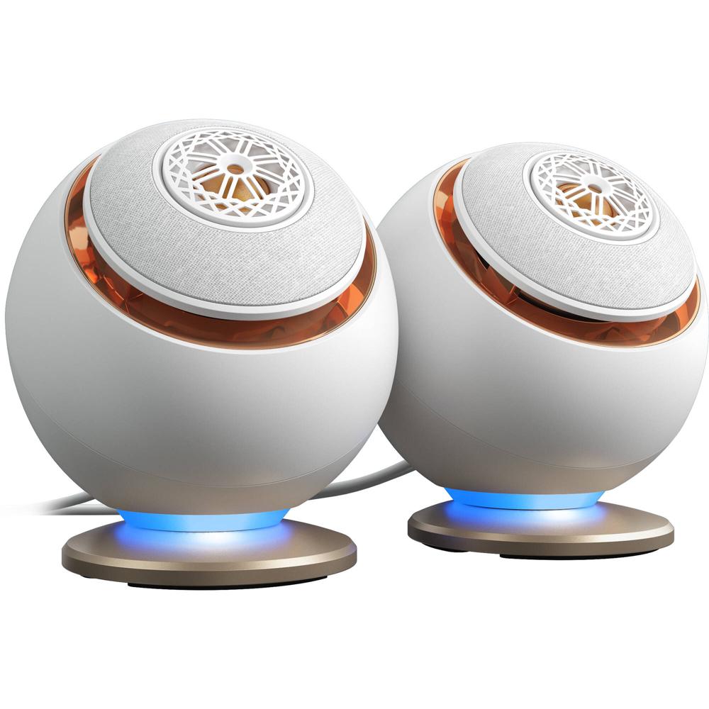 Creative Pebble Nova 2.0 Altavoces de Escritorio USB-C - Drivers Dual de 3"" a 45° con Ilu