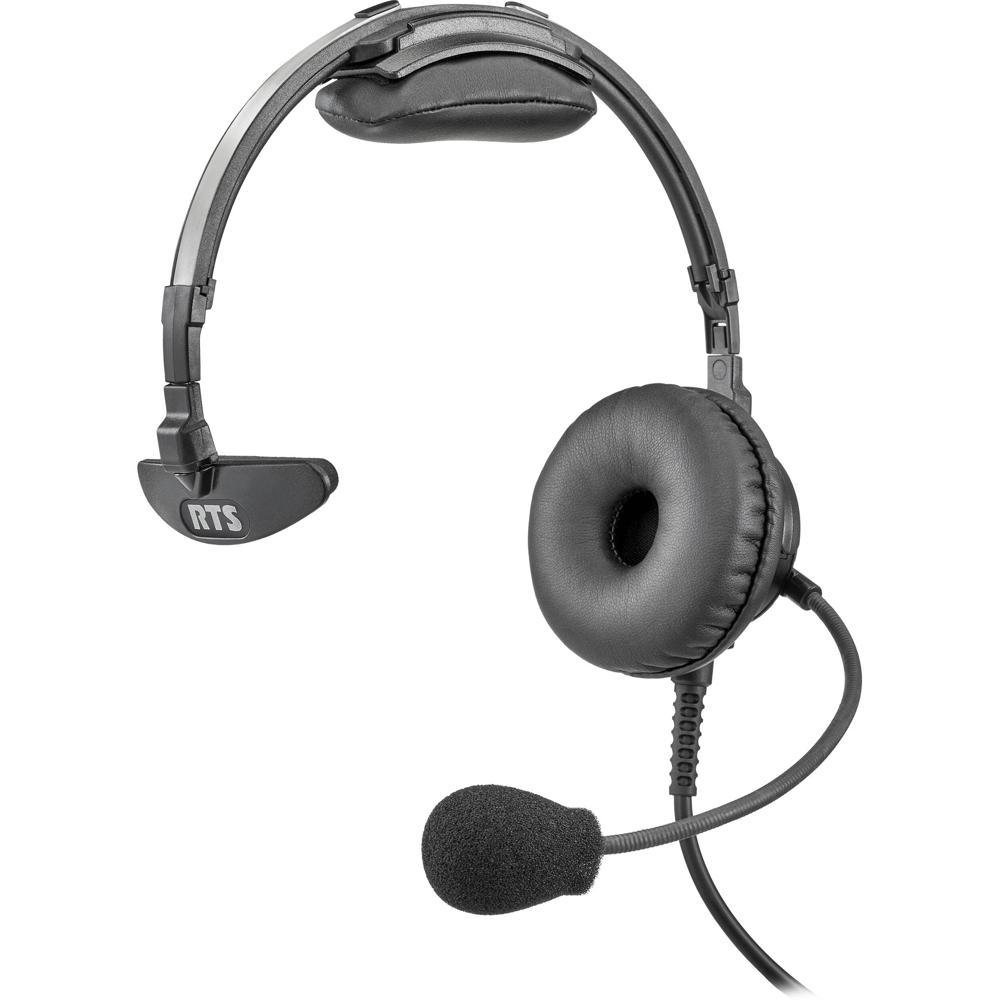 RTS Auricular Dinámico PHS-A5M Mono con Micrófono Cancelador de Ruido, Conector XLR de 5