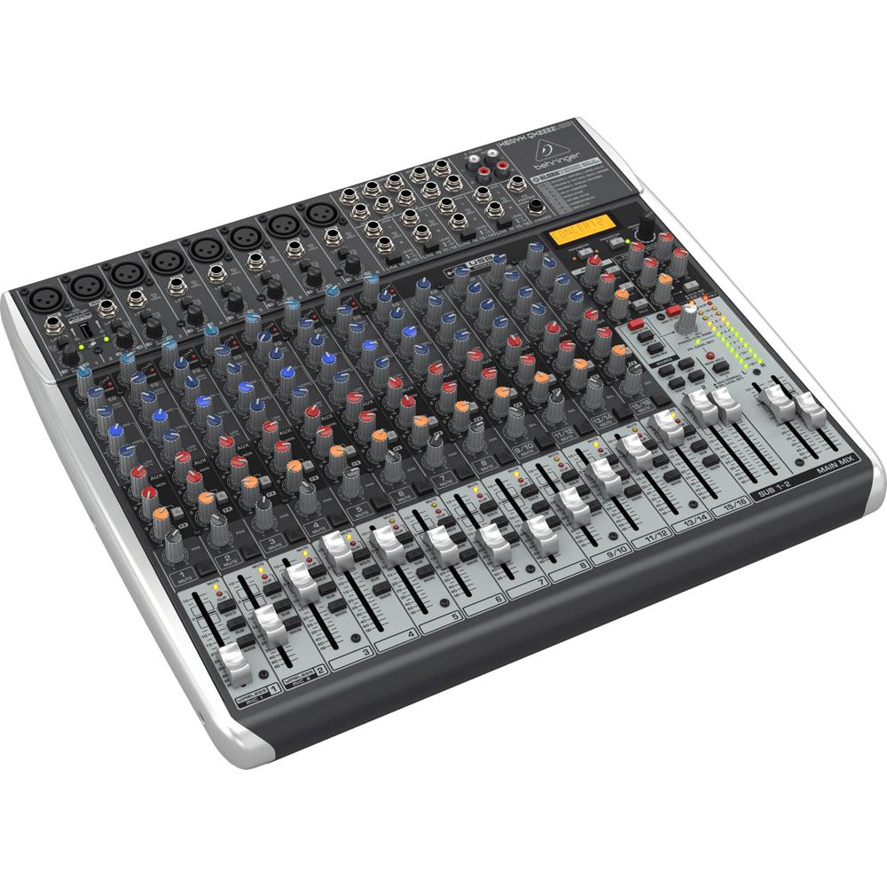 Behringer Mezclador Analógico QX2222USB - 22 Canales, 8 Preamplificadores XENYX, Interfaz