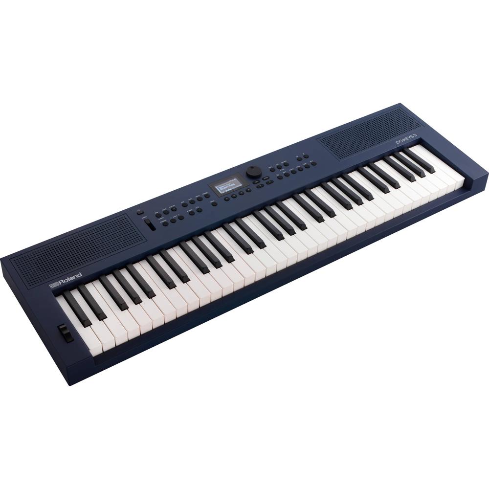 Roland GO:KEYS 3 Teclado Portátil de 61 Teclas Sensibles al Tacto, Color Midnight Blue, 1