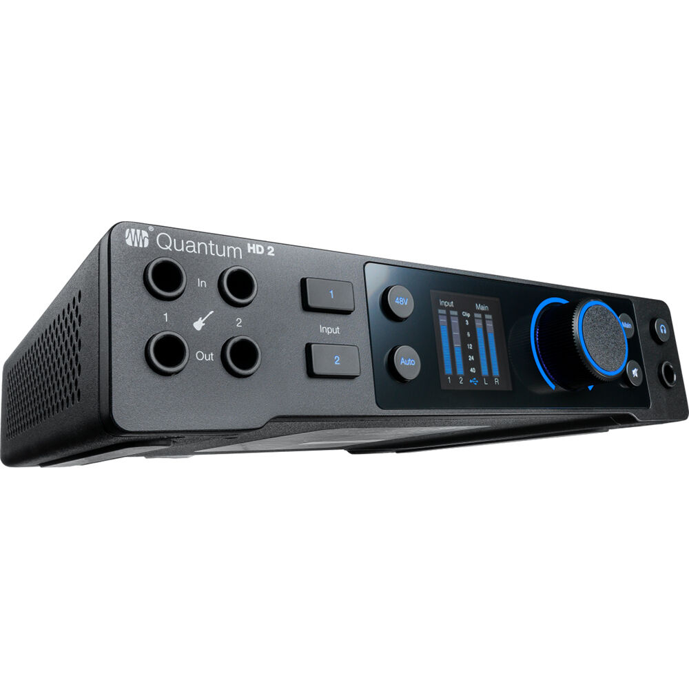 PreSonus Quantum HD 2 Interfaz de Audio USB-C 20x24, 32-Bit/192 kHz, 2 Preamplificadores M